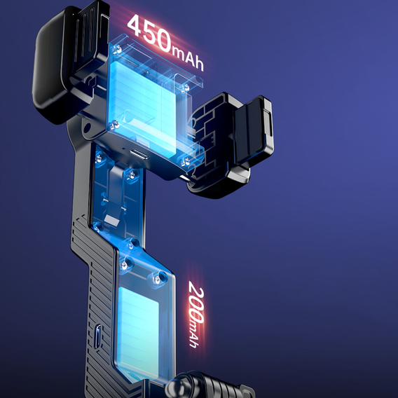 Blavec Selfie Stick Aluminium Fusion P07 s MagSafe, LED světly a dálkovým ovládáním