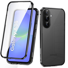 Pouzdro pro Samsung Galaxy A36, Magnetic Dual Glass, černé