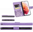 Klopové pouzdro pro Realme 12 Pro 5G / 12 Pro+ 5G, Butterfly, fialové