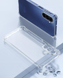 Pouzdro pro Samsung Galaxy A17 5G, zesílené, s ochranou fotoaparátu, průhledné