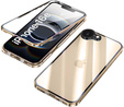 Pouzdro pro iPhone 16E, Magnetic Dual Glass, zlaté