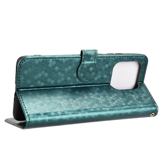 Flipové pouzdro pro Motorola Edge 60 / 60 Fusion, Wallet Rhombus, zelené