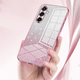 Pouzdro Glitter Case CamShield pro Samsung Galaxy A57 5G, růžové