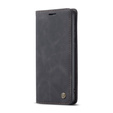 Pouzdro CASEME pro Samsung Galaxy S21 FE, Leather Wallet Case, černé