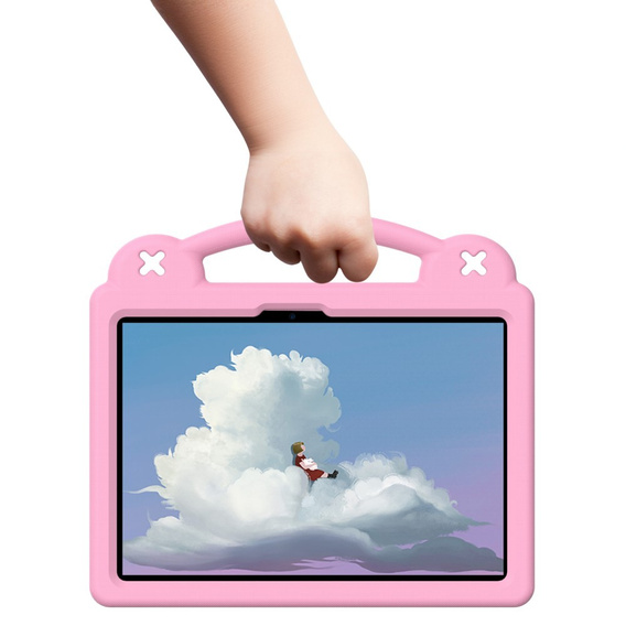 Dětské pouzdro pro Xiaomi Pad 7 / 7 Pro, Cute Patterns, se stojánkem, růžové