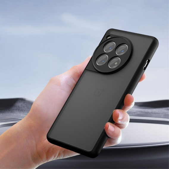 Pouzdro pro OnePlus 12 5G, Fusion Hybrid, s ochranou fotoaparátu, transparentní / černé