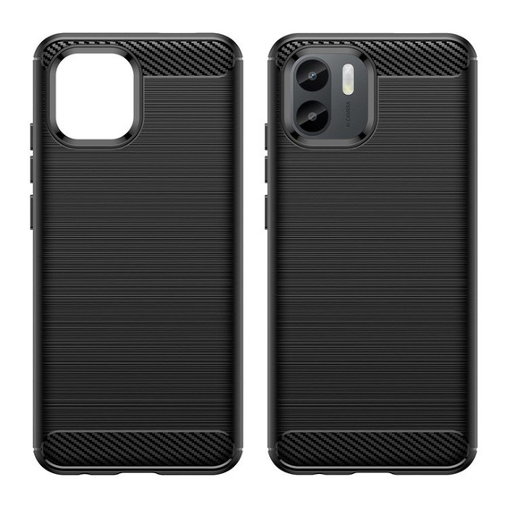 Pouzdro pro Xiaomi Redmi A1 4G / A2 4G, Carbon, černé