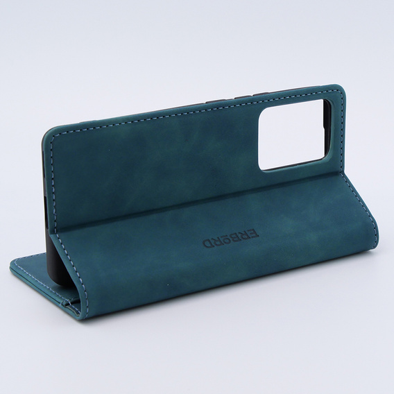 Pouzdro pro Xiaomi 13 lite, ERBORD Vintage peněženka s klopou, modré