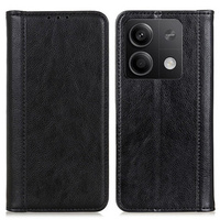 Pouzdro pro Xiaomi Redmi Note 13 5G, Wallet Litchi Leather, černé