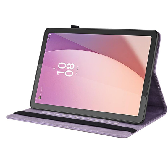 Pouzdro pro Lenovo Tab M9, Butterfly, fialové