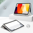 Pouzdro pro Xiaomi Redmi Pad SE 11", Smartcase Hybrid, se slotem na stylus, bílé