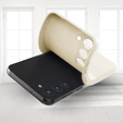 Pouzdro pro Samsung Galaxy S23 5G, Silicone Lite, béžové