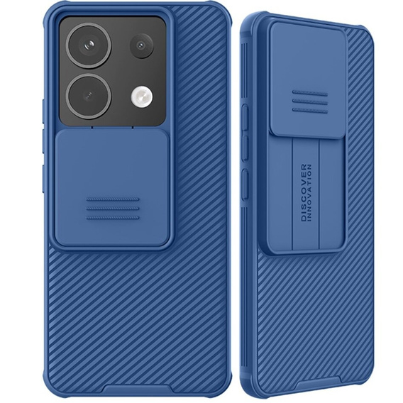 Pouzdro pro Xiaomi Redmi Note 13 Pro 5G, obrněné Nillkin, CamShield Pro, modré