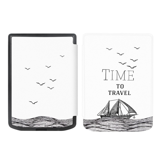 Pouzdro pro PocketBook Verse / Verse Pro, Smartcase, Time to travel