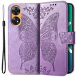 Klopové pouzdro pro Oppo Reno8 T, Butterfly, fialové