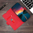 Klopové pouzdro pro Motorola Edge 30 Neo 5G, Wallet Thin Magnet, červené