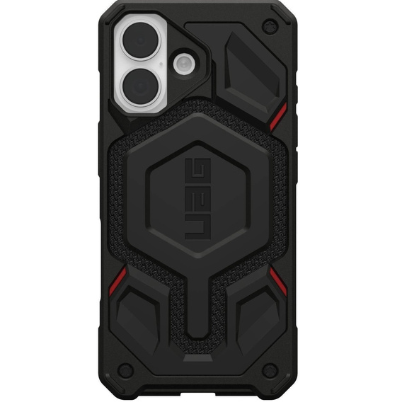 Pouzdro Urban Armor Gear pro iPhone 15 Plus, Monarch Pro Kevlar MagSafe, černé