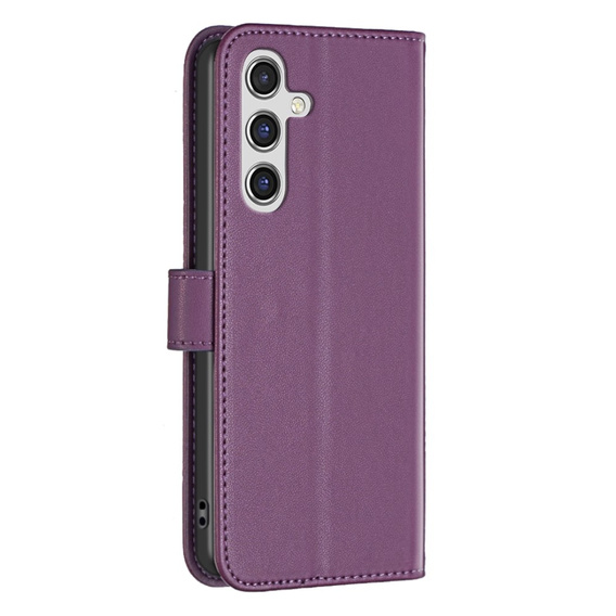 Klopové pouzdro pro Samsung Galaxy A55 5G,BINFEN Wallet, fialové