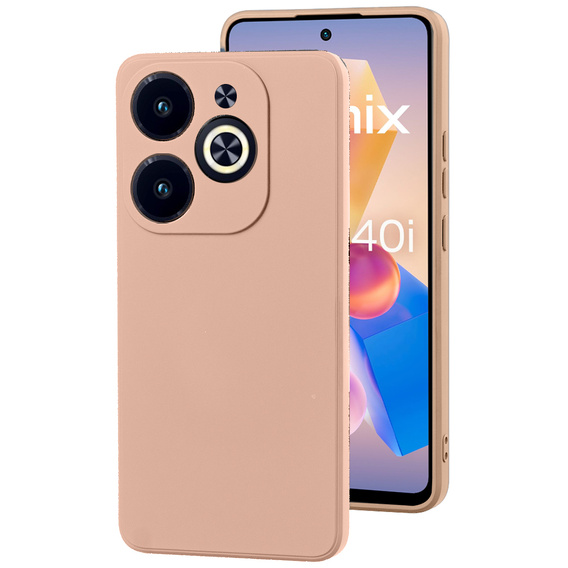 Pouzdro pro Infinix Hot 40i, Silicone Lite, růžové