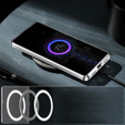 Ochranné pouzdro na fotoaparát pro Samsung Galaxy S23, CamShield MagSafe, průhledná / stříbrná