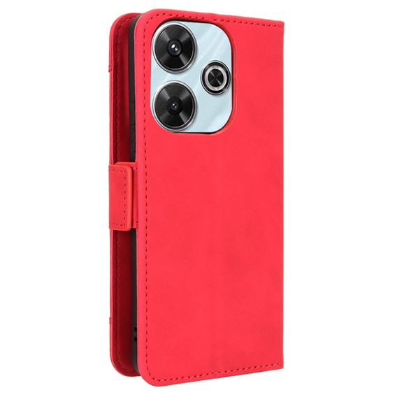 Klopové pouzdro pro Xiaomi Redmi 13, Card Slot, červené