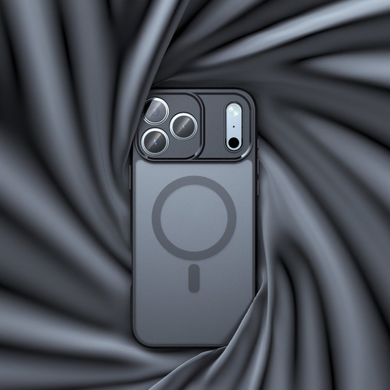 Matné pouzdro pro iPhone 17, pro Magsafe, matně černé
