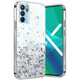 Pouzdro pro OPPO Reno 6 5G, Glittery, průhledné