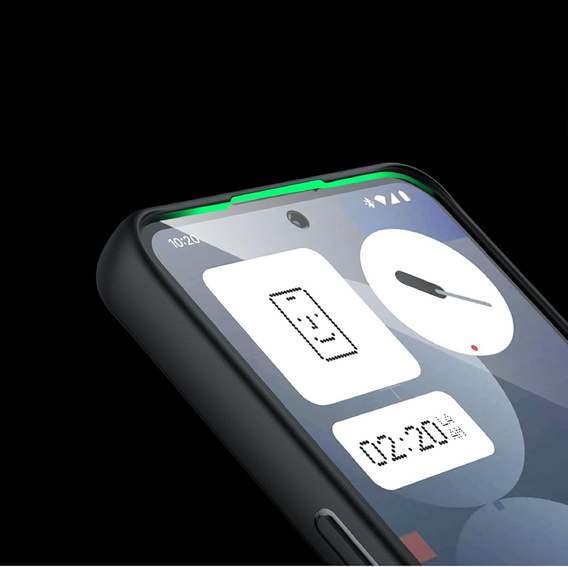 Pouzdro pro Nothing Phone 3A Pro, pro MagSafe, ERBORD Matt Case, černý