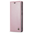 CASEME flipové pouzdro pro Samsung Galaxy S21 FE, Waxy Textured, růžové