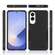 Pancéřované pouzdro pro Samsung Galaxy S25 Edge, Dual Shockproof, černé