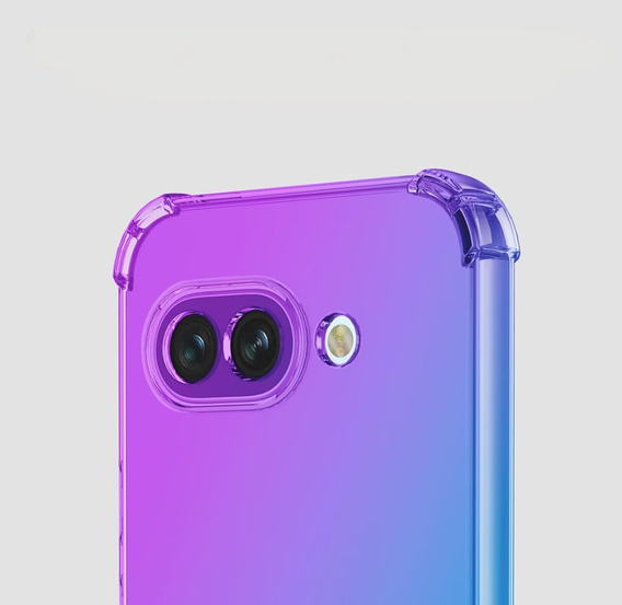 Pouzdro pro Google Pixel 9A, Gradient Dropproof, Fialová / modrá