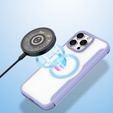 Pouzdro Dux Ducis pro iPhone 16 Pro Max, Skin X Pro, MagSafe, fialové
