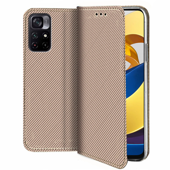 Klopové pouzdro pro Xiaomi Poco M4 Pro 5G / Redmi Note 11S 5G, Wallet Smart Magnet, modré