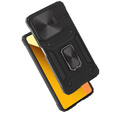 Pancéřové pouzdro pro Xiaomi Redmi Note 13 5G, CamShield Slide, černé + tvrzené sklo 9H