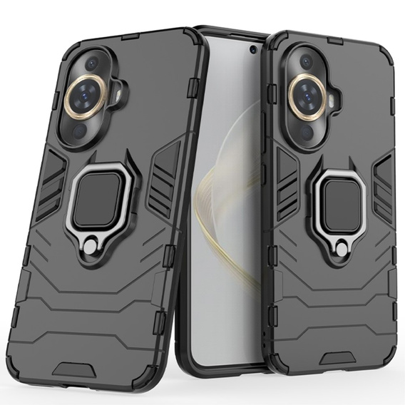 Pouzdro pro Huawei Nova 11 Pro, Kickstand Ring, černé