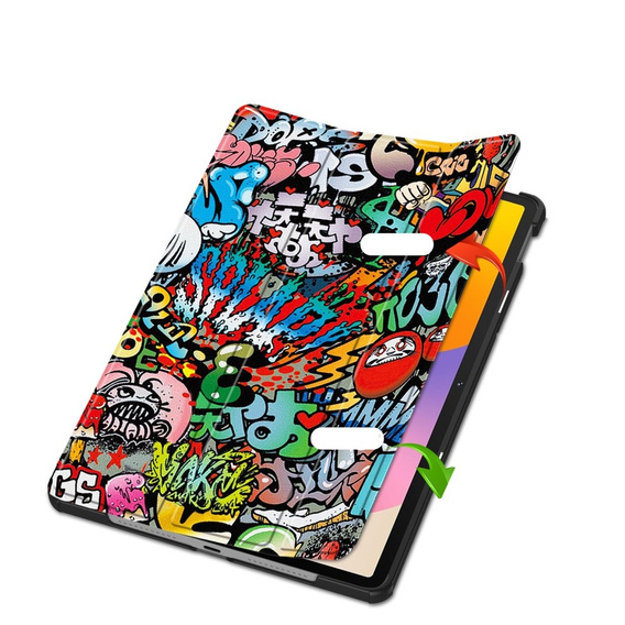 Pouzdro pro Huawei MatePad SE 11 2024, Smartcase, graffiti