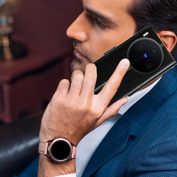 Pouzdro s klopou Crazy Horse Wallet pro Vivo X300