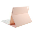 Pouzdro + klávesnice iPad Air 10.9 4 2020 / 5 2022, růžové rose gold