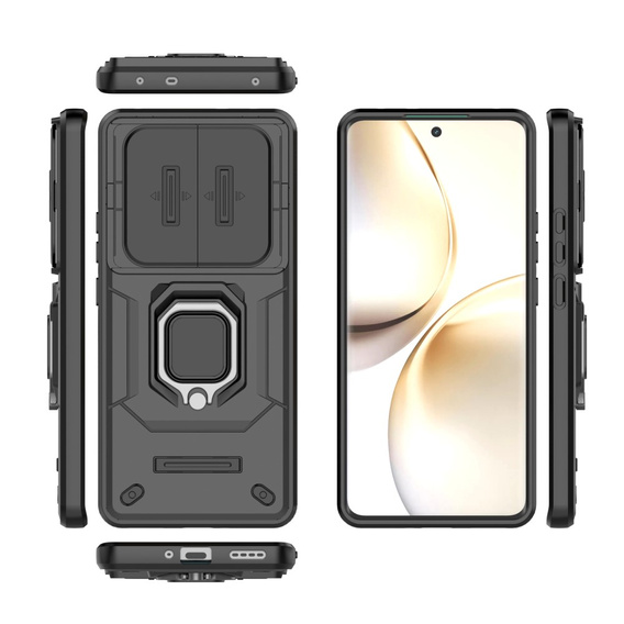 Pouzdro pro Realme 14 Pro 5G, CamShield Slide, černé