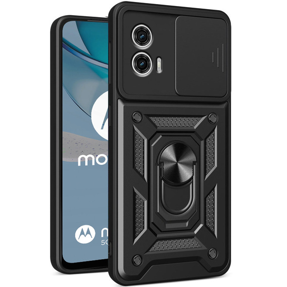 Pouzdro pro Motorola Moto G53 5G, CamShield Slide, černé