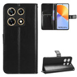 Klopové pouzdro pro Infinix Note 30 Pro 4G, Crazy Horse Wallet, černé