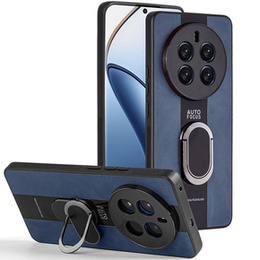 Pouzdro pro Realme 12 Pro 5G / 12 Pro+ 5G, Leather Kickstand Ring, modré