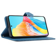 Klopové pouzdro pro Oppo A58 4G, Mandala, modré