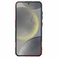 Pouzdro pro Samsung Galaxy S25+ Plus, Carbon Fiber MagSafe, červená / zelená