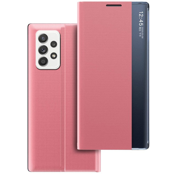 Flipové pouzdro pro Samsung Galaxy A32 5G, Side View, růžové