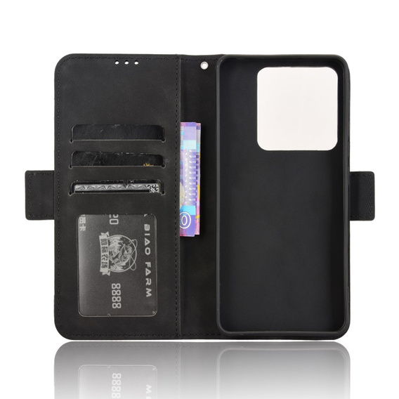 Klopové pouzdro pro Xiaomi Poco M7 Pro 5G, Card Slot, černé
