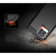 Pouzdro pro Realme 8 / 8 Pro, Carbon, černé