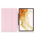 Pouzdro pro Samsung Galaxy Tab S10+ Plus, Smartcase s prostorem pro stylus, růžové