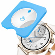 2x Tvrzené sklo ERBORD pro Huawei Watch GT 5 41mm, s montážním rámečkem