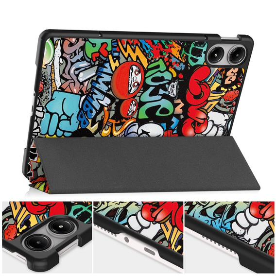 Pouzdro pro Xiaomi Redmi Pad Pro / Xiaomi Poco Pad, Smartcase, graffiti